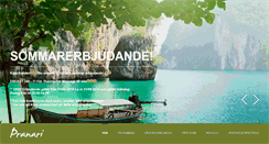 Desktop Screenshot of pranari.se